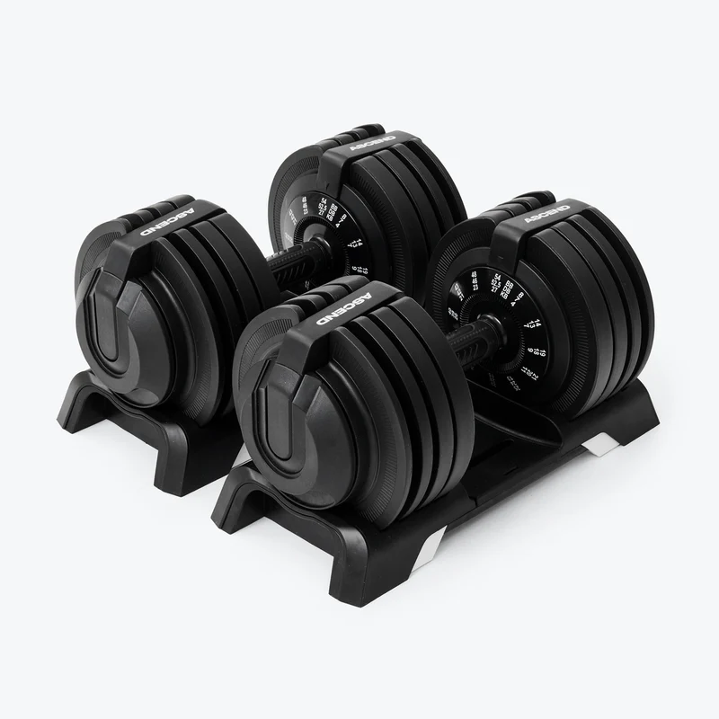 Bundle : Ascend 3-in-1 Adjustable Dumbbells (7 to 52.5 lb) & Bench