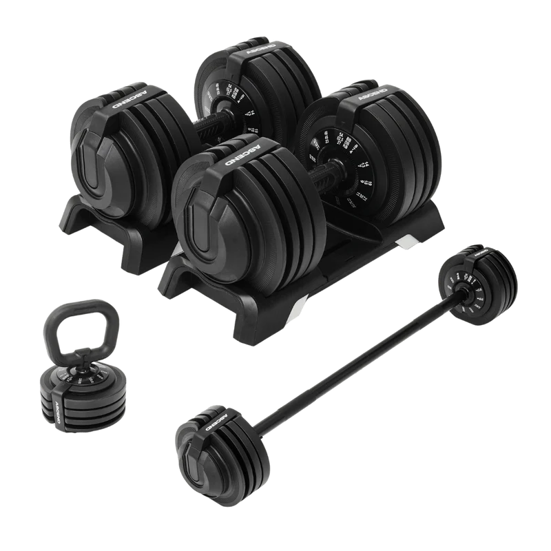 Ascend 3-in-1 Adjustable Dumbbells (7 to 52.5 lb)
