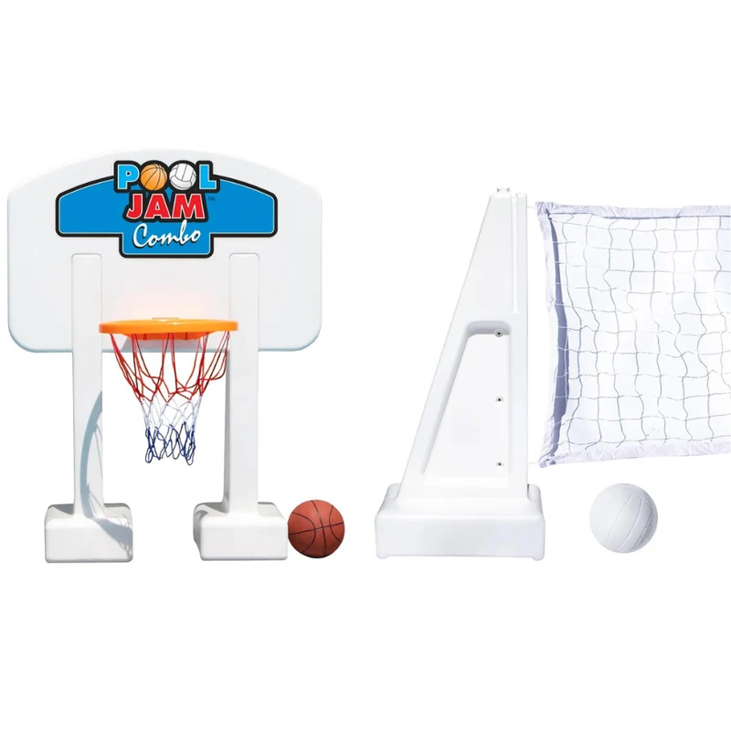 Jeu de basketball et volleyball Pool Jam Combo