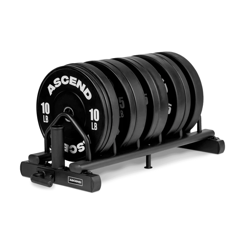 Ascend Bumper Plates and Barbell Rack