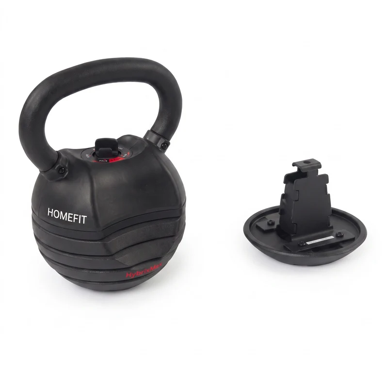 Kettlebell Réglable Homefit HybridMax – 5 Poids en 1 – 13,5 / 18 / 22,5 kg – Réglage Rapide
