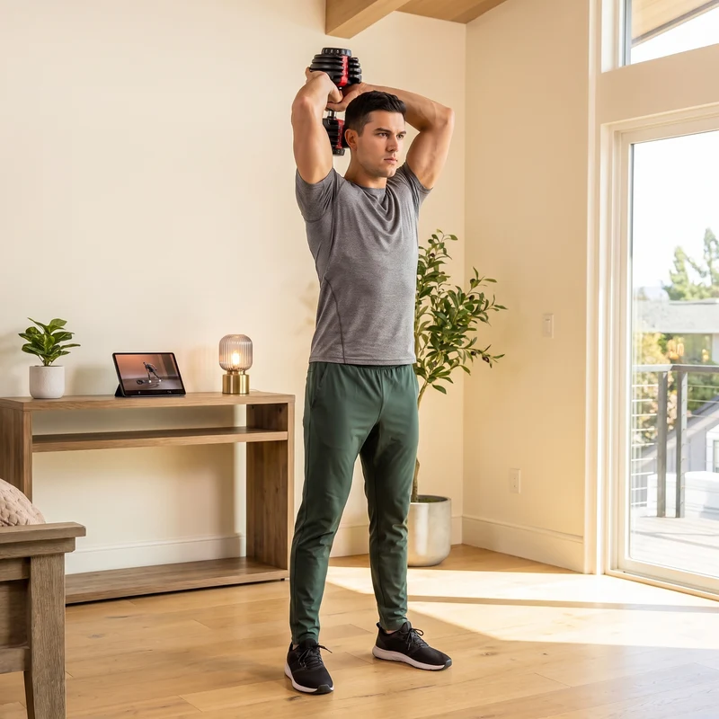 Haltère Réglable Homefit 2 à 24 kg – 15 Niveaux de Poids – Réglage Rapide – Base Incluse