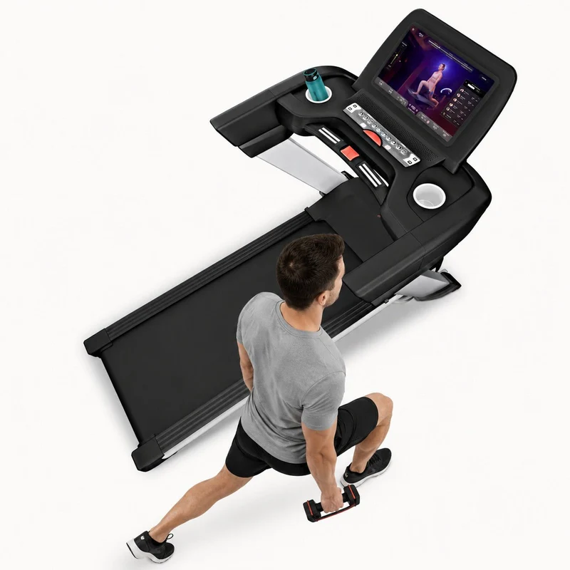 Tapis de course Evo Ultra – 20 km/h – Inclinaison 18 % – 7 CV – Écran tactile 21,5"