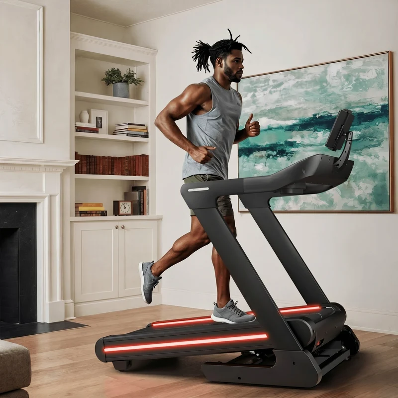 Tapis de course Apex – 20 km/h – Inclinaison 16 % – 7 CV – Bluetooth