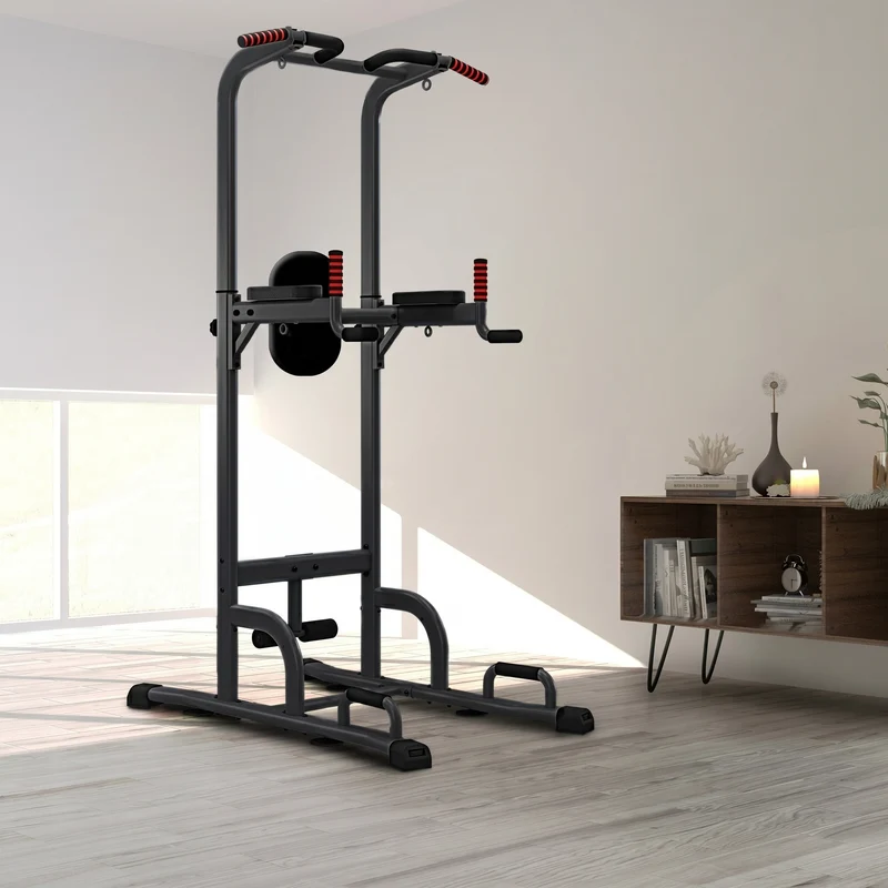 Chaise Romaine Homefit Spartan 7-en-1 – Barre de Traction Réglable – Dips & Abdos – Charge Max. 120 kg