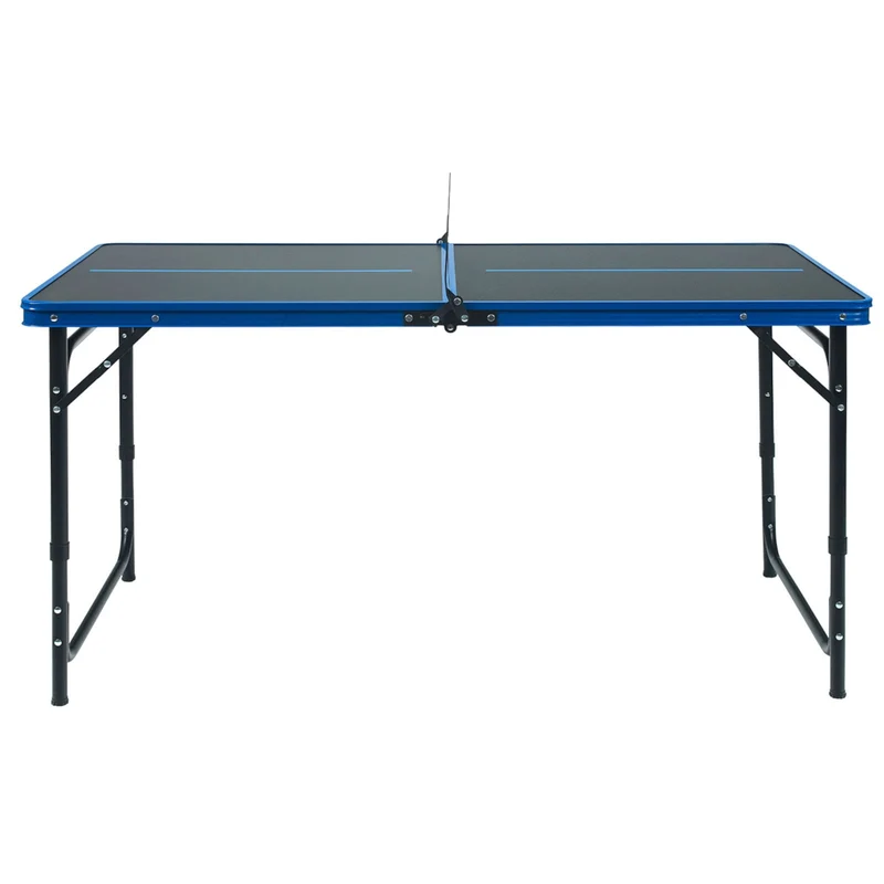 Mini Table de Ping-Pong Homefit Pliable – 120 × 60 cm – Hauteur Réglable – 2 Raquettes & 3 Balles Incluses