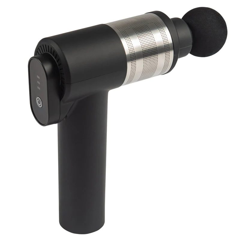 Pistolet de Massage Homefit – 3 Vitesses – 2800 Battements/min – 5 Embouts – Autonomie 3 à 5 h