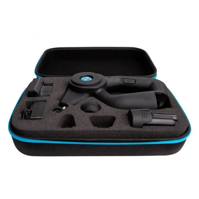 Pistolet de Massage Musculaire Homefit Pro – 3 Vitesses – 3 Positions – 3 Embouts – Autonomie 90 min