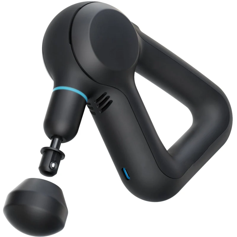 Pistolet de Massage Musculaire Homefit – 5 Vitesses – Amplitude 16 mm – 4 Embouts – Autonomie 120 min