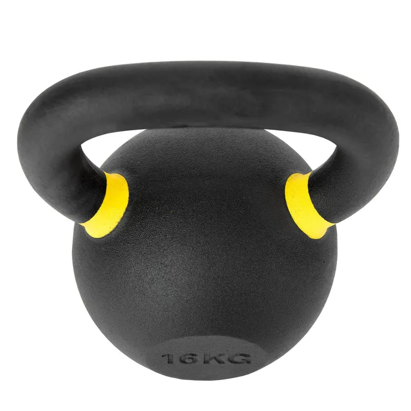 Kettlebell en Fonte Homefit Pro – 4 à 48 kg – Monobloc – Poignée Ergonomique – Base Plate