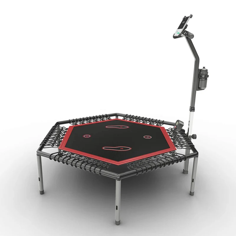 Trampoline Fitness Homefit AirBeast – Barre Réglable – Écran LCD – Pliable – Support Smartphone – 110 kg