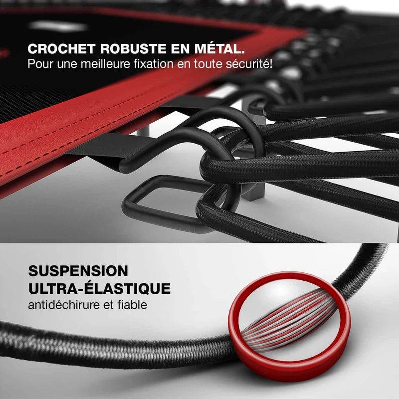 Trampoline Fitness Homefit AirBeast – Barre Réglable – Écran LCD – Pliable – Support Smartphone – 110 kg