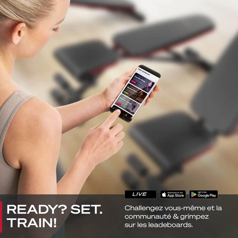 Banc de Musculation Homefit CoreMax – 40+ Positions – Pliable – Dossier 8 Niveaux – Charge Max. 180 kg