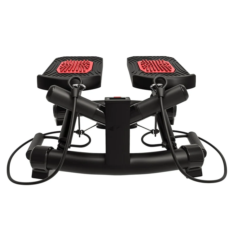 Stepper Homefit HomeStep – 2-en-1 – Résistance Réglable – Écran LCD – Cordes d’Exercice – 120 kg