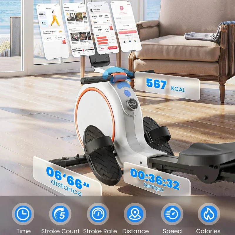 Rameur magnétique pliable Nautis M32