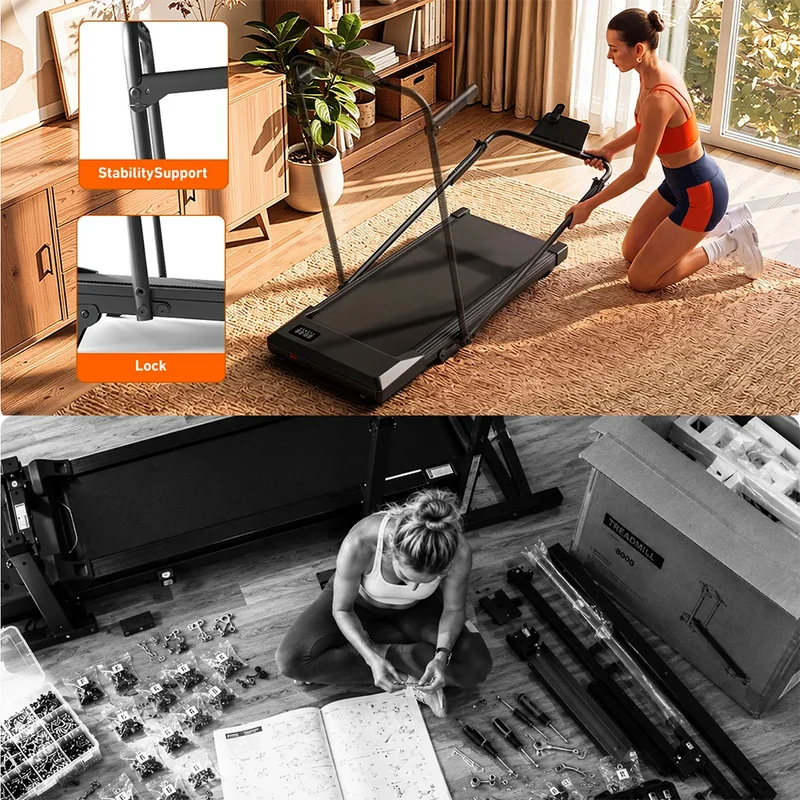 Tapis de marche pliable 2-en-1 Stride 250