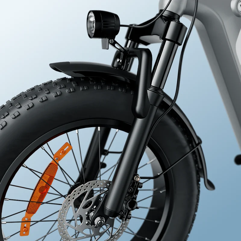 EB8 Vélo Électrique Pliant 20" à Pneus Fat Bike avec Capteur de Couple