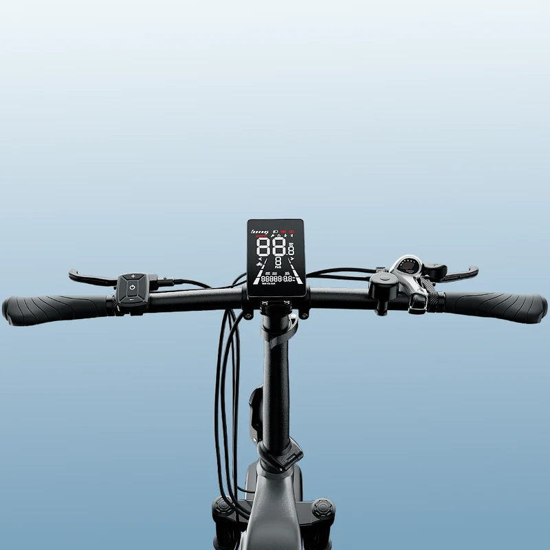 EB8 Vélo Électrique Pliant 20" à Pneus Fat Bike avec Capteur de Couple