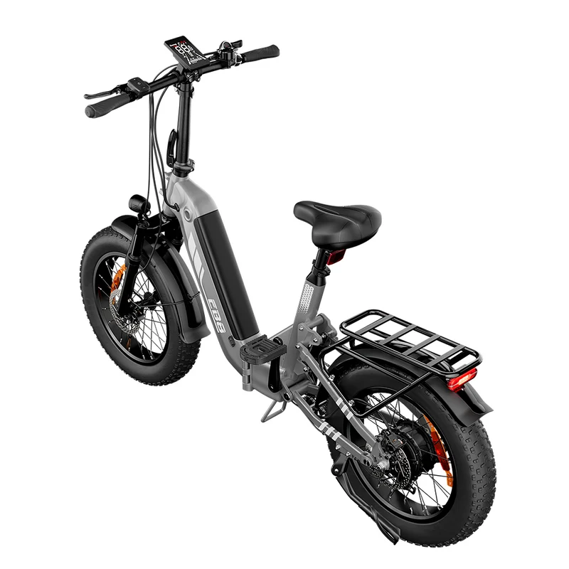 EB8 Vélo Électrique Pliant 20" à Pneus Fat Bike avec Capteur de Couple