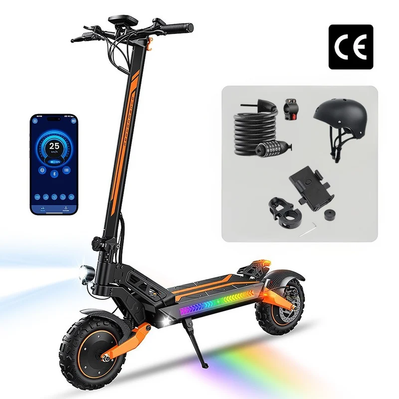 iScooter W12 3000W Trottinette Électrique Tout-Terrain