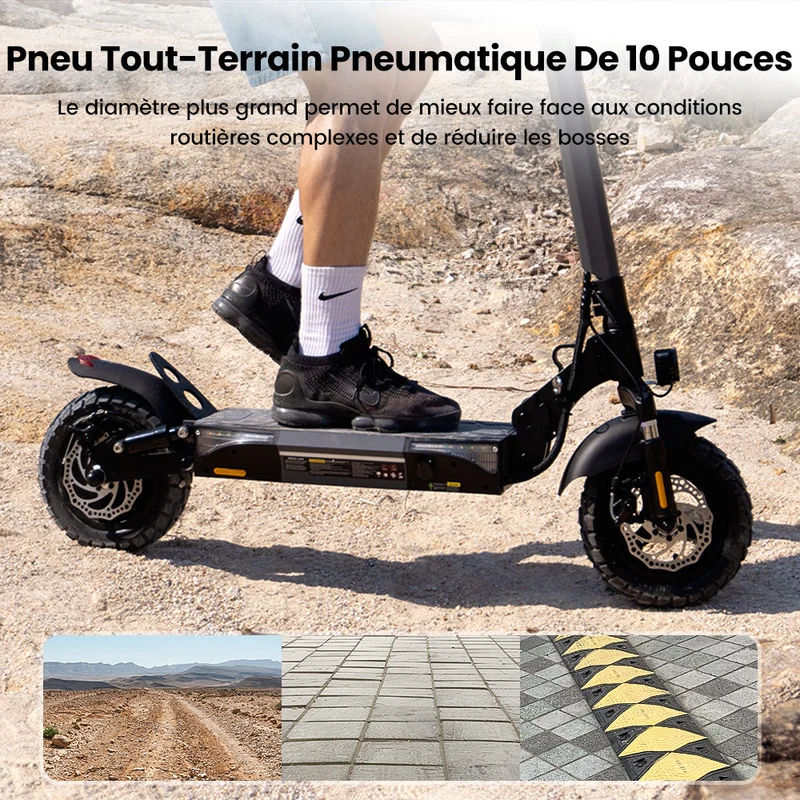 W9 Trottinette électrique tout-terrain 1000W