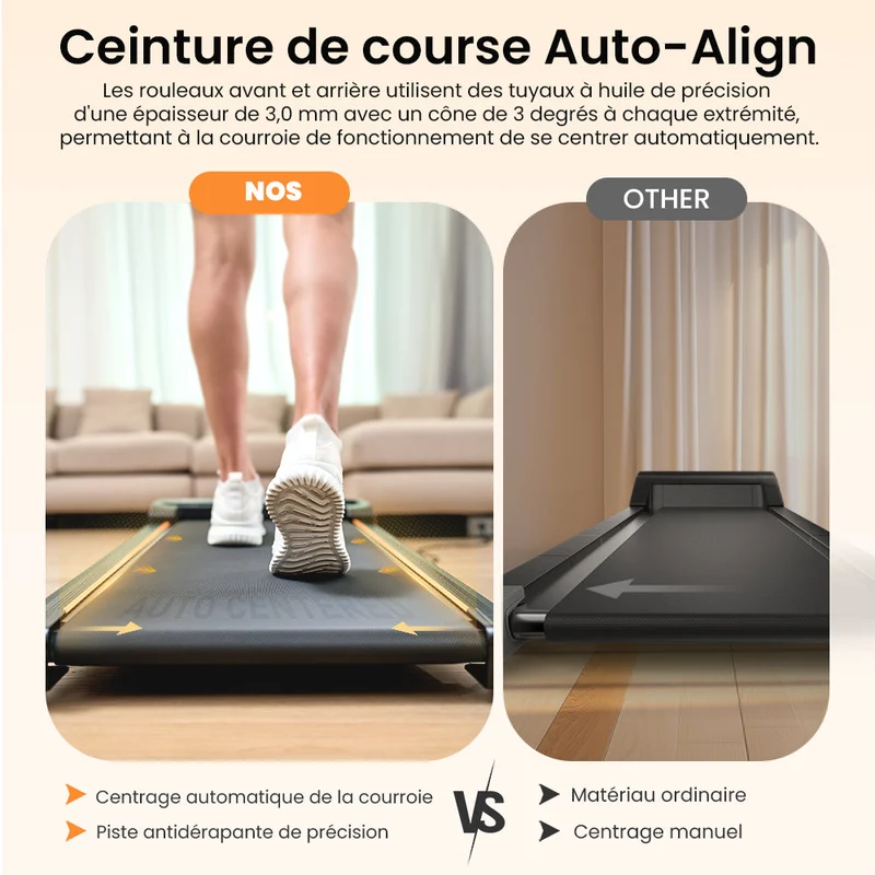 JT31 Tapis de marche compact avec Inclinaison