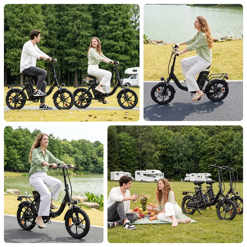 iScooter Vélo électrique pliable avec cadre bas U4