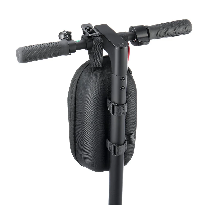 Sac de rangement noir pour tête de trottinette électrique