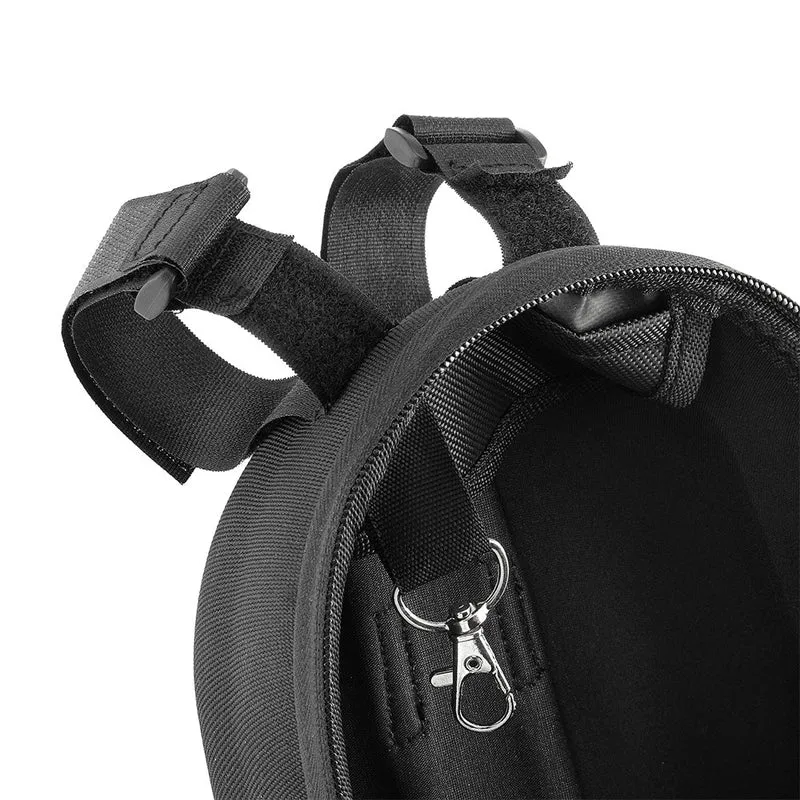 Sac de rangement noir pour tête de trottinette électrique