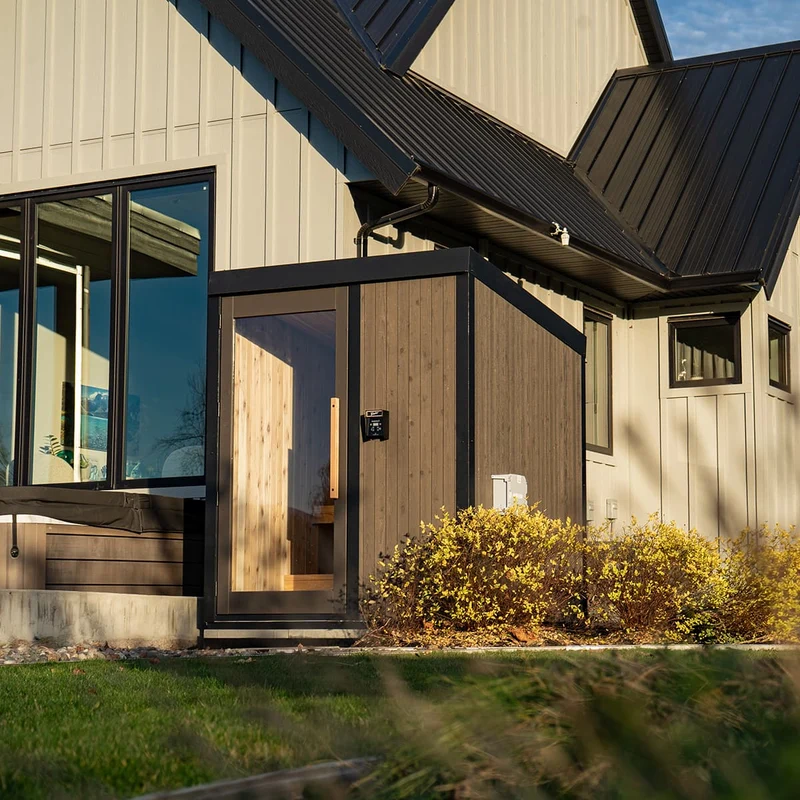 Sauna extérieur en cèdre rouge