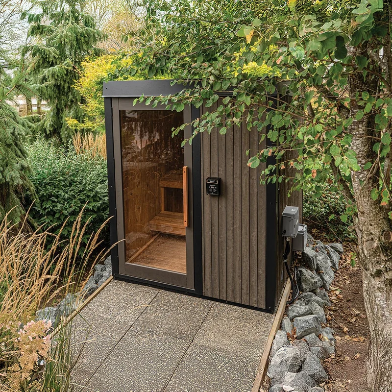 Sauna extérieur en cèdre rouge