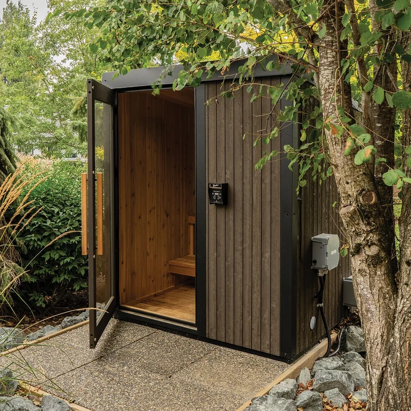 Sauna extérieur en cèdre rouge