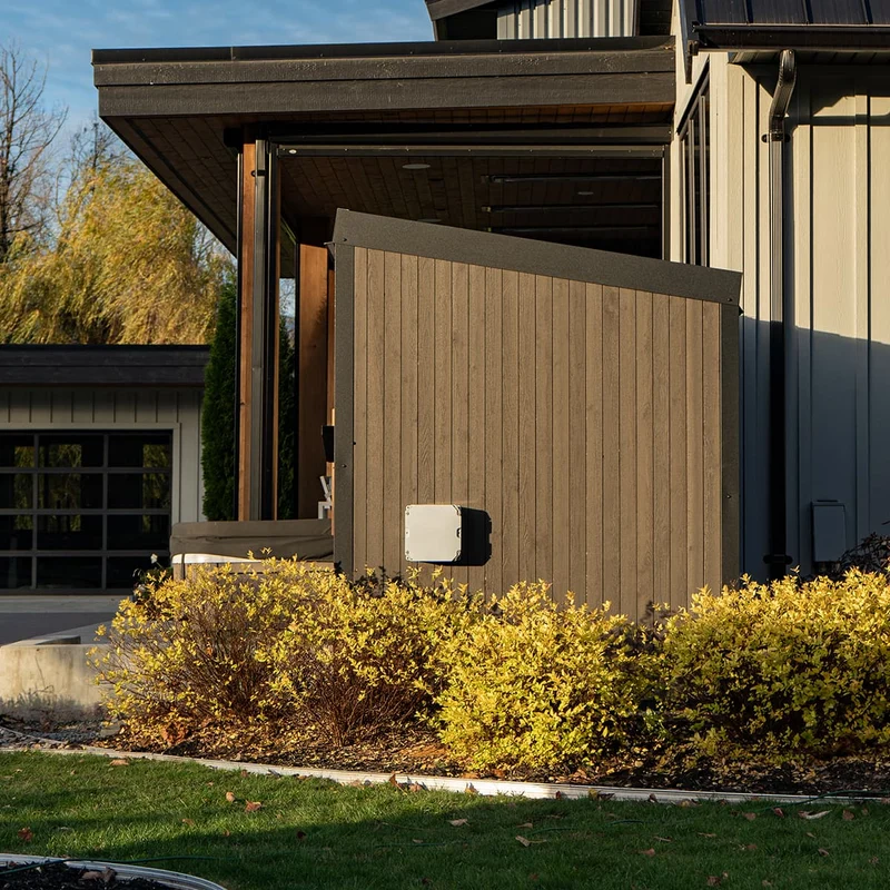 Sauna extérieur en cèdre rouge