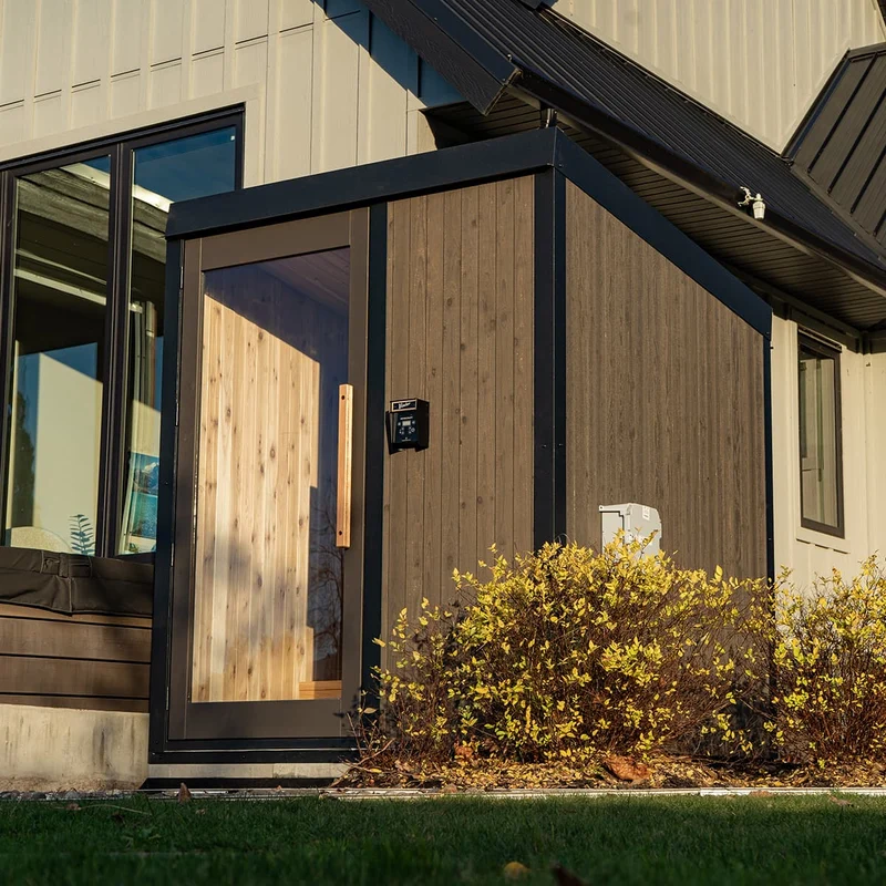 Sauna extérieur en cèdre rouge