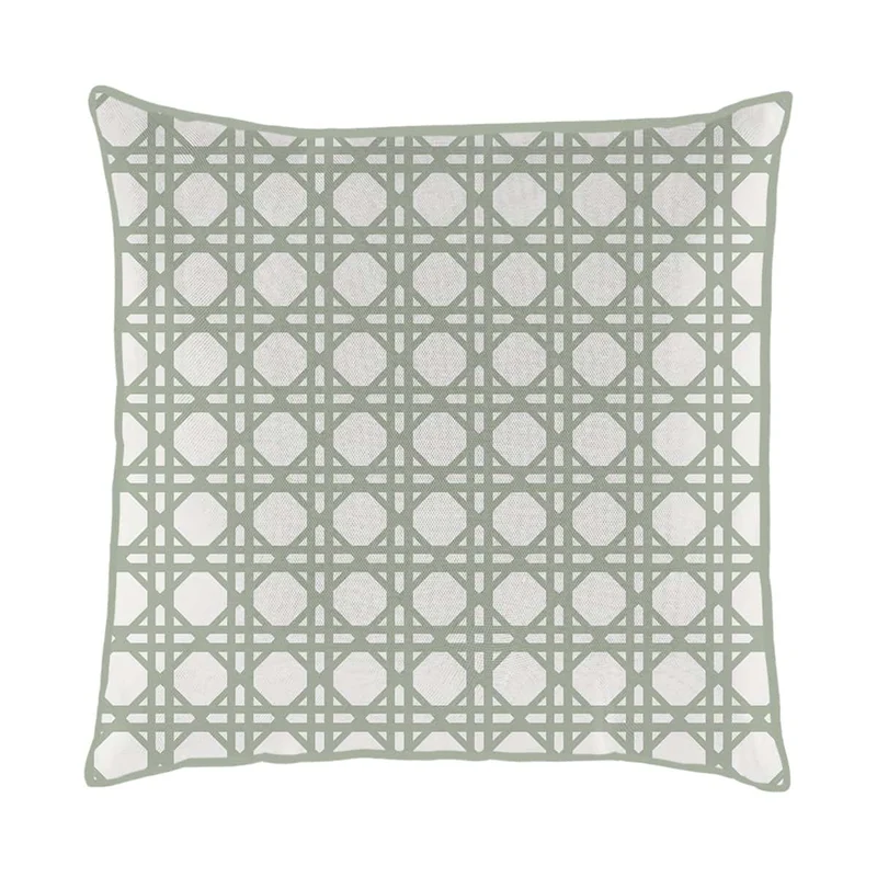 Coussin extérieur 18 x 18 po - Rotin sauge