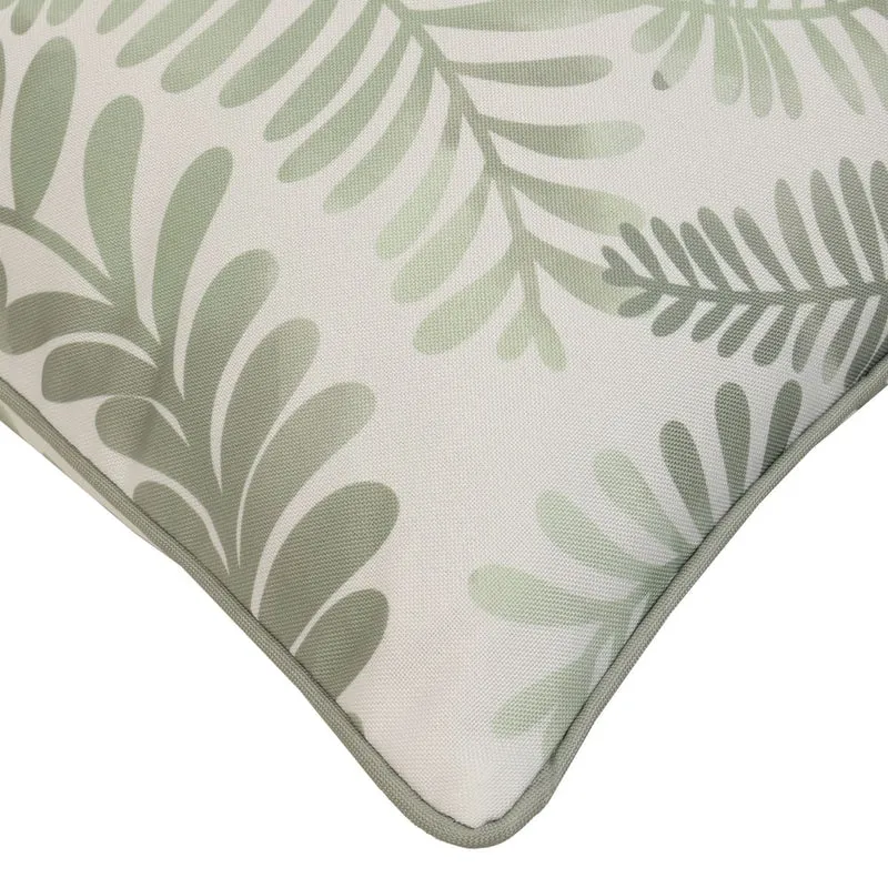 Coussin extérieur 14 x 26 po - Sauge imprimé
