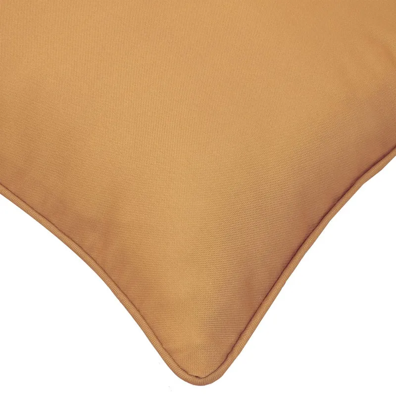 Coussin extérieur 14 x 26 po - Jaune uni
