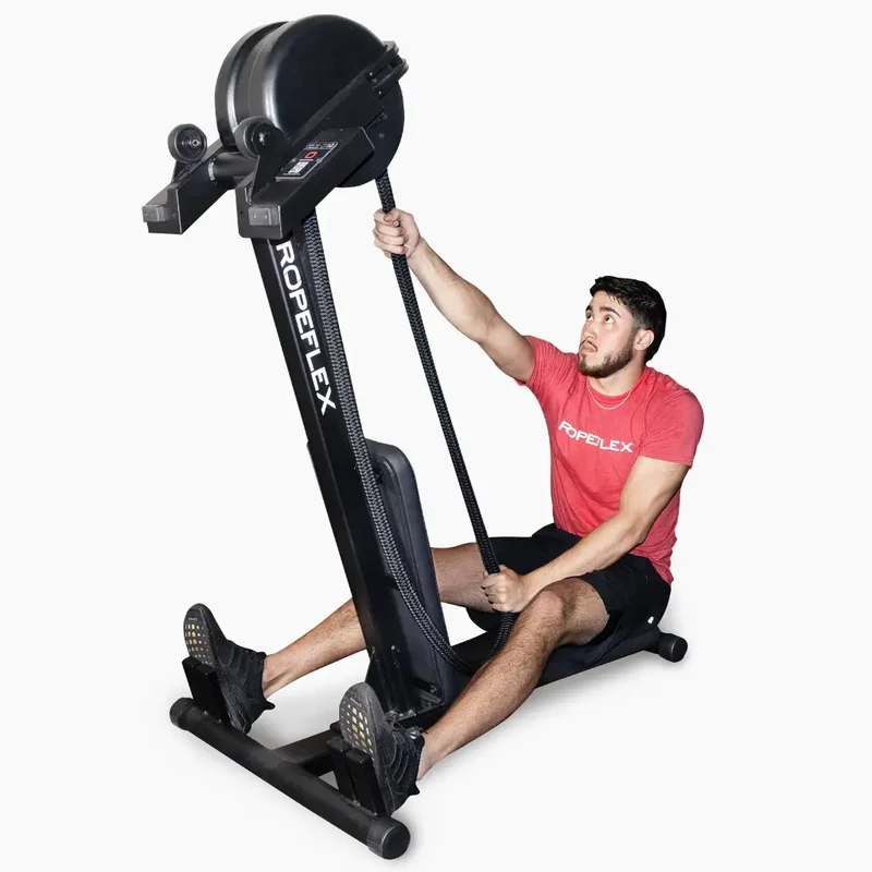 RX2300 DUAL-POSITION COMPACT ENDLESS ROPE TRAINER WITH DSS PROGRESSIVE RESISTANCE