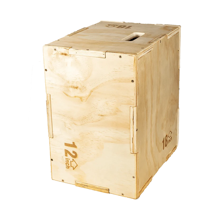 Wood 3 in 1 Plyo Box (12" x 16" x 18")