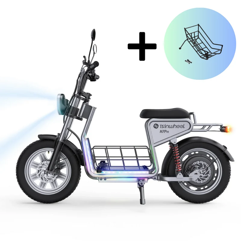 isinwheel H7Pro Trottinette électrique 1200W avec siège