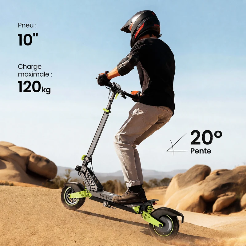 D2 Trottinette électrique tout-terrain 1000W