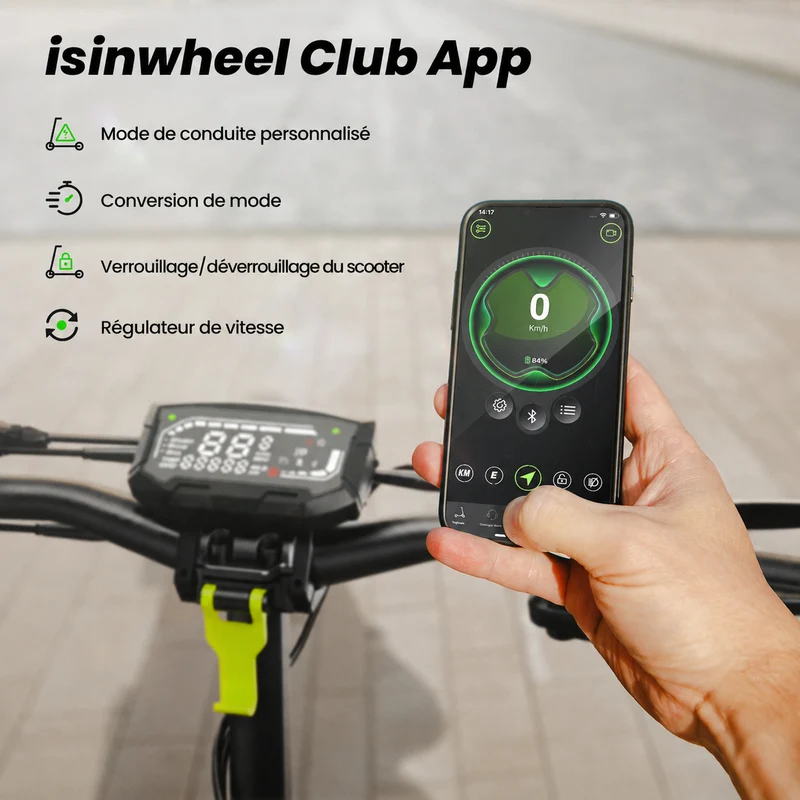 D2 Trottinette électrique tout-terrain 1000W