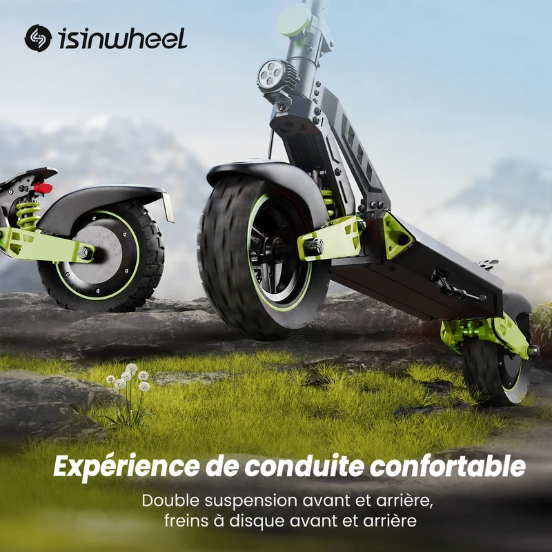 D2 Trottinette électrique tout-terrain 1000W