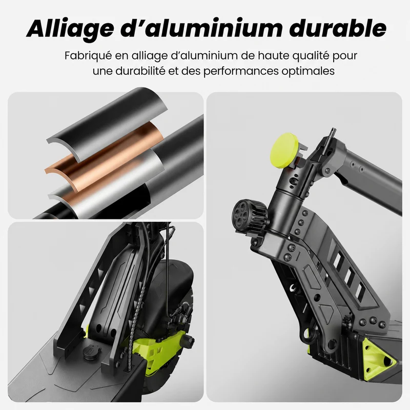 D2 Trottinette électrique tout-terrain 1000W