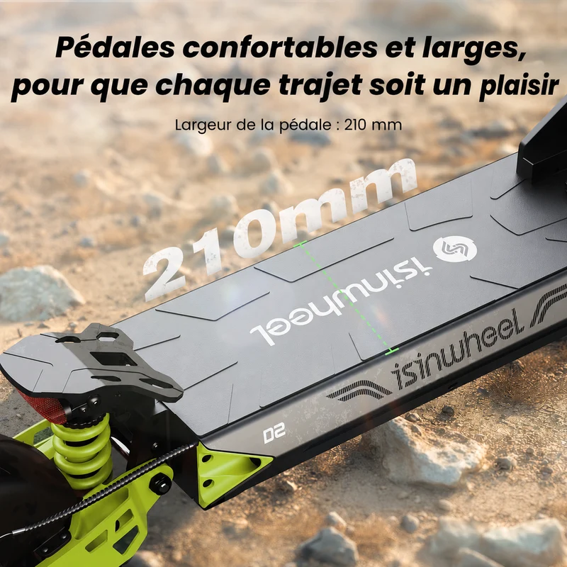 D2 Trottinette électrique tout-terrain 1000W