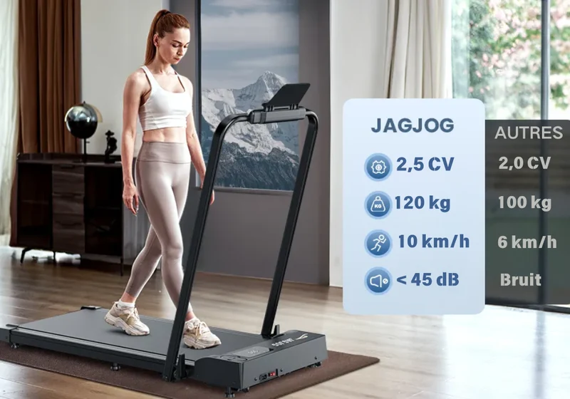 JT51 Tapis de course pliable