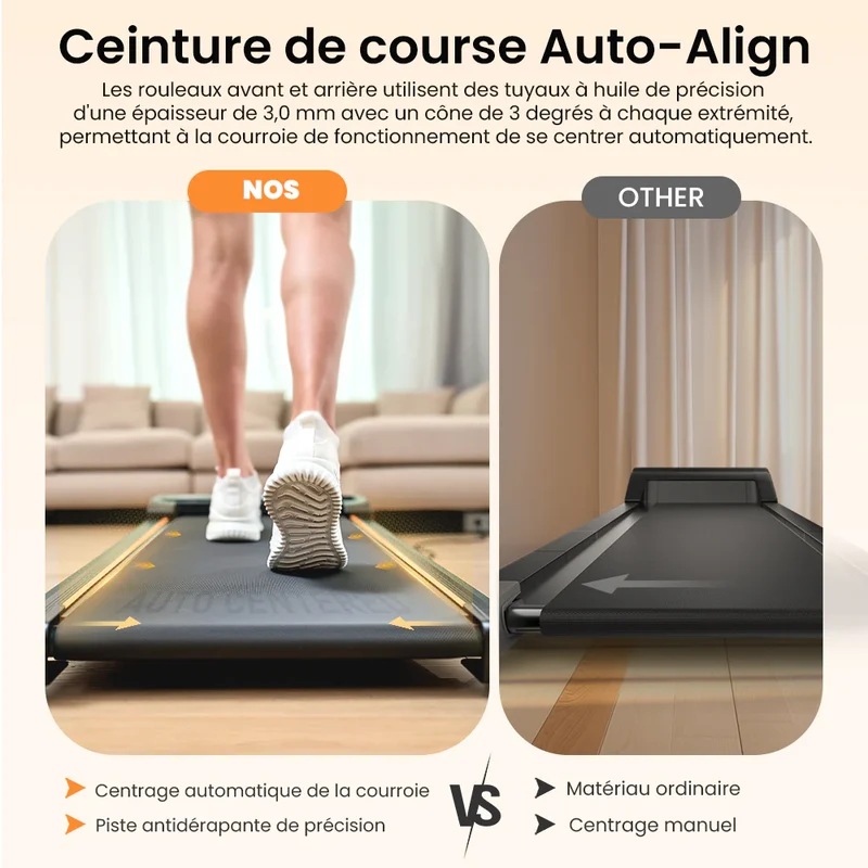 JT31 Tapis de course compact inclinable