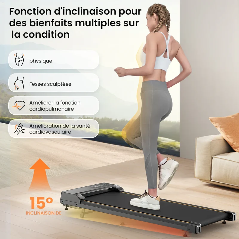 JT31 Tapis de course compact inclinable