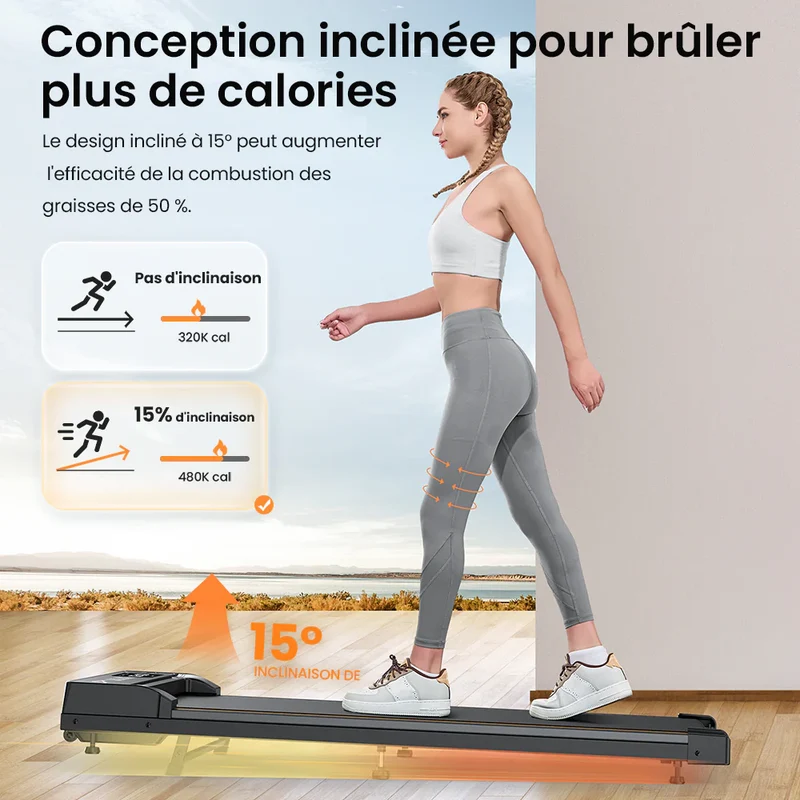 JT31 Tapis de course compact inclinable