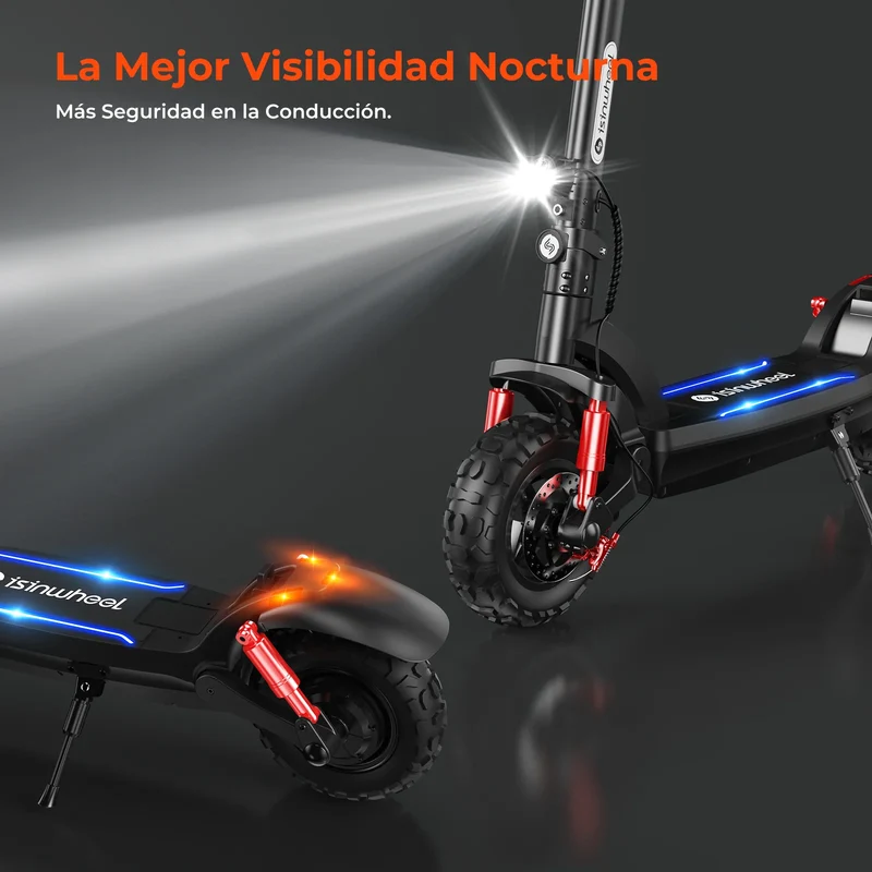 isinwheel GT2 Trottinette électrique tout-terrain 1200W
